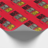 Triple Tiki Skulpturen Thunder_Cove Geschenkpapier (Ecke)