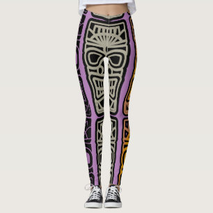 Triple Tiki Skulpturen Thunder_Cove Leggings