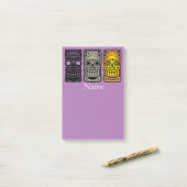 Triple Tiki Skulpturen Thunder_Cove Post-it Klebezettel (Auf Schreibtisch)