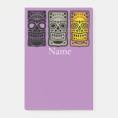 Triple Tiki Skulpturen Thunder_Cove Post-it Klebezettel (Vorderseite)