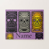 Triple Tiki Skulpturen Thunder_Cove Puzzle (Horizontal)