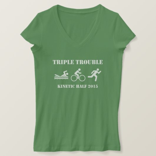 Triple Trouble 2015 T-Shirt (Design vorne)