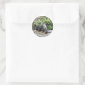 **"Triple Trouble: The Adventures of Otter Triole Runder Aufkleber (Tasche)