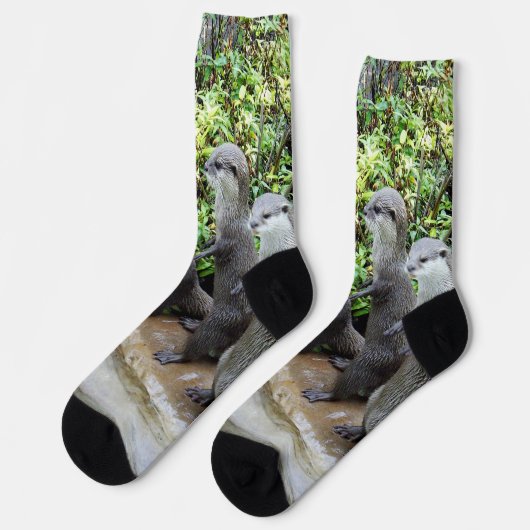 **"Triple Trouble: The Adventures of Otter Triole Socken (Linkes Detail)