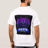 Triple Wolf Design Betonung der Stärke T-Shirt (Rückseite)