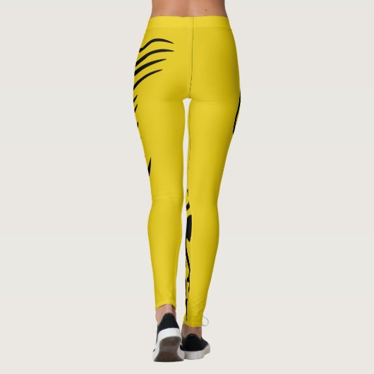 Triple Yellow Pony Bronco Leggings (Rückseite)