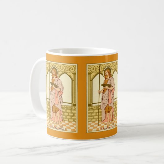 Tripled Image of St. John the Baptist (RLS 06) Kaffeetasse (Vorderseite Links)