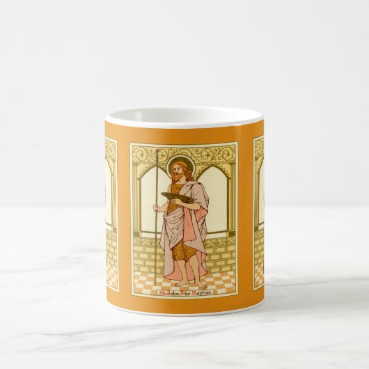 Tripled Image of St. John the Baptist (RLS 06) Kaffeetasse (Mittel)