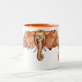 Triplephant Zweifarbige Tasse (Mittel)