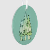 Triplet Pines Ornament (Vorderseite)