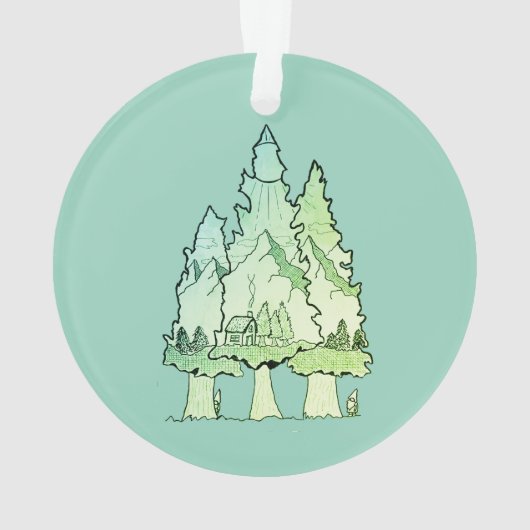 Triplet Pines Ornament (Rückseite)