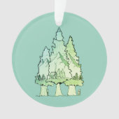 Triplet Pines Ornament (Vorderseite)