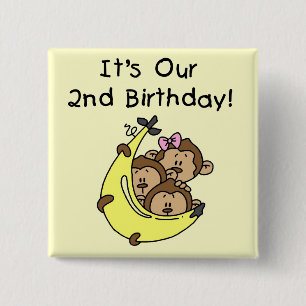 Triplets 2. - Zwei Jungs/eine Girl-Tshirts Button