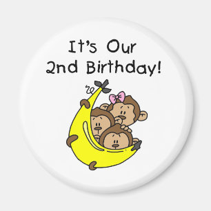 Triplets 2. - Zwei Jungs/eine Girl-Tshirts Magnet