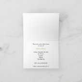 Triplets Baby Showeinladung Einladung (Innenseite)