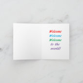 Triplets Birth Notecard Karte (Innenseite)