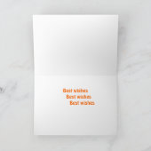 Triplets Birthday Card, Add year/names Karte (Innenseite)