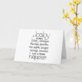 TRIPLETS DREHEN DIE JOYS DER ELTERN KARTE (Gelbe Blume)