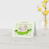 Triplets Geburtstagskarte Karte (Gelbe Blume)