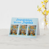 Triplets Karte (Gelbe Blume)