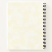 Triplets Taufe auf Gelben 3 Kreuze Personalisiert Notizblock (Rückseite)