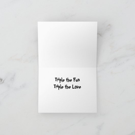 ** TRIPLETTS KREDITKARTE** KARTE (Innenseite)