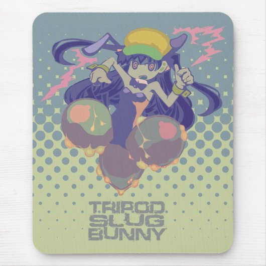 "TRIPOD SLUG BUNNY"mousepad Mousepad (Vorne)