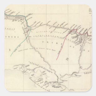 Tripoli, Ägypten Quadratischer Aufkleber