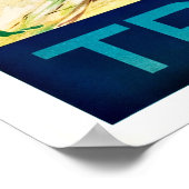 Tripoli Libia - Vintage Travel Posters Poster (Ecke)