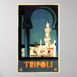 TRIPOLI LIBYA Naher Osten Kunst, Dichtung und Musi Poster
