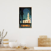 TRIPOLI LIBYA Naher Osten Kunst, Dichtung und Musi Poster (Küche)