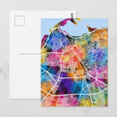 Tripoli Libyen City Map Postkarte (Vorne/Hinten)