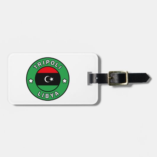 Tripoli Libyen Gepäckanhänger (Vorderseite horizontal)