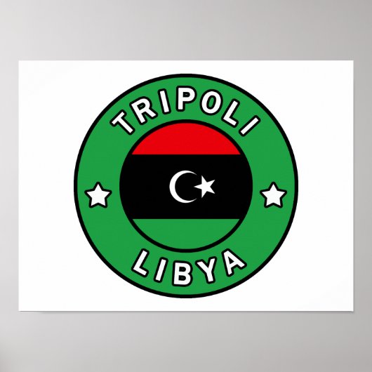 Tripoli Libyen Poster (Vorne)