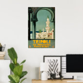 Tripoli Libyen Poster Nahost-Reise Kunstprint (Heimbüro)