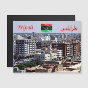Tripoli - Lybia - Panorama - Magnetkarte