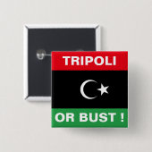 TRIPOLI ODER BUST BUTTON (Vorne & Hinten)