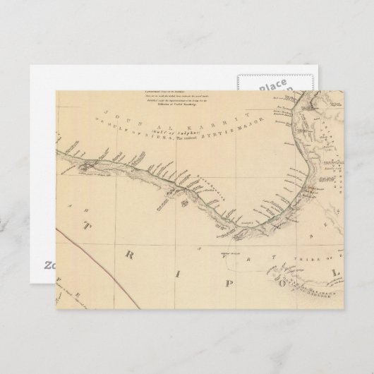 Tripoli Postkarte (Vorne/Hinten)