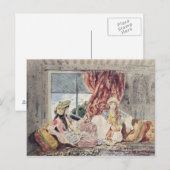 Tripolis, ein Harem Postkarte (Vorne/Hinten)
