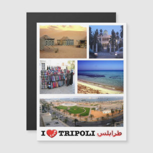 Tripolis - I Liebe - Libyen - Magnetkarte