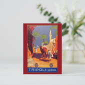 Tripolis, Libyen, Afrika Reisen Vintag Postkarte (Stehend Vorderseite)