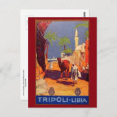 Tripolis, Libyen, Afrika Reisen Vintag Postkarte (Vorne/Hinten)