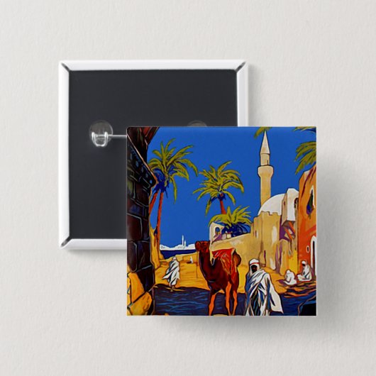 Tripolis - Libyen Button (Vorne & Hinten)