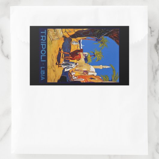 Tripolis - Libyen Rechteckiger Aufkleber (Tasche)