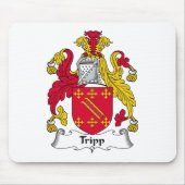Tripp Familienwappen Mousepad (Vorne)