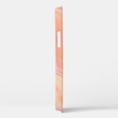 Trippelmarmor, wirbelpfirsichfarben Case-Mate iPhone hülle (Rückseite / Rechts)