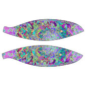 Trippige, Abstrakte Rosa- und Lilatönen Basketball (Panele)