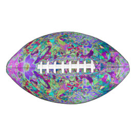 Trippige, Abstrakte Rosa- und Lilatönen Football