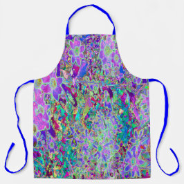 Trippige, Abstrakte Rosa- und Lilatönen Schürze