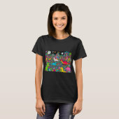 trippige Dinos T-Shirt (Vorne ganz)